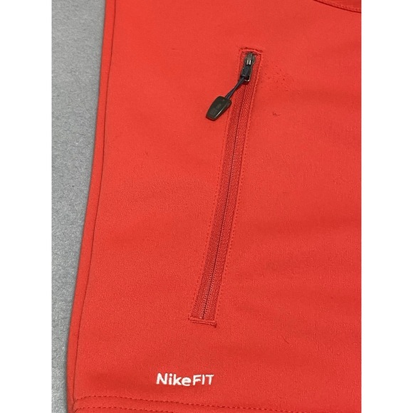 Vintage Nike ACG Jacket Women Medium Red Full Zip Therma Fit Fleece Gorpcore Y2K - Picture 5 of 11